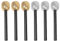 MAGICLULU 6Pcs Plastic Pretend Rock Star Microphone Glitter Microphone Faux Microphone Costume Accessory for Party Favors