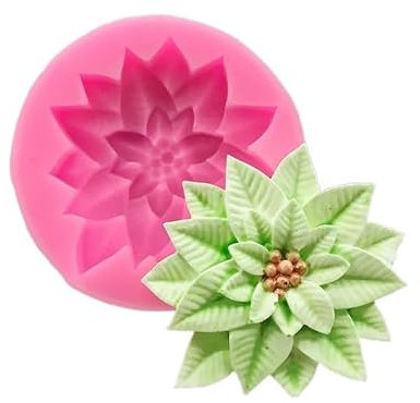 GAGMXE Silikon Backform Blumenförmiges Silikon-3D-Kuchenform-Backwerkzeug Pralinenform