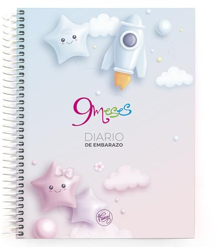 VIMAD® Schwangerschaftstagebuch, Schwangerschaftsbuch, originelles Schwangerschaftsalbum, Babyalbum, Erstlingstagebuch, Geschenke für Schwangere, Geschenke für Schwangere, Album für Babyfotos