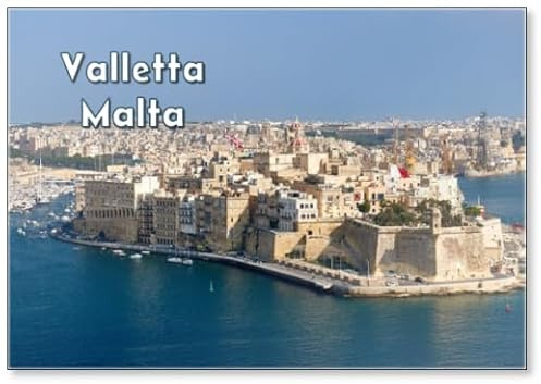 Kühlschrankmagnet Valletta in Malta