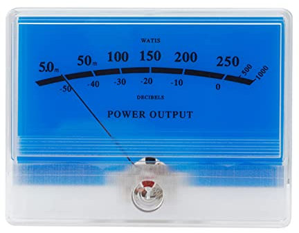 Medidor portátil cabecera amperímetro medidor estudio mezclador amplificador de potencia