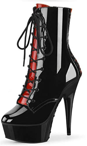 Stivali Moda Donna Stivali Tacco Alto 15CM Stivali Stivali Tacco Alto Stivali Stiletto Tacco Alto da Discoteca