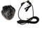 Lavalier Lapel Mic with L Shaped Connector, Ideal Companion for For goPro and For DJL Wireless Systems