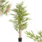 TecTake® Plante Artificielle Bambou Artificiel 180cm Fausse Plante Interieur Arbre Vert Arbre Artificiel Décoration Maison idéal pour Décoration Salon Chambre Cuisine Dressing Chambre Enfant Bureau