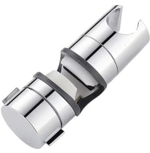 Slider Shower Head Chrome Handheld Shower Holder Bracket Adjustable Rail Bracket Slider Shower Mounting Brackets for Accessory(Chrome B)