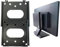 Mini Rack Mount for HP ProDesk Mini PC HP EliteDesk Mini Business Desktop 10-32 inch Small Host Rack Integrate Back Hanging Wall Hang mini-mainframe pylo Metal Mounting Bracket
