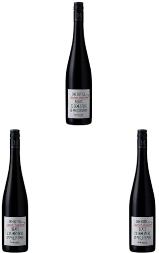 Emil Bauer Cabernet Sauvignon One bottle of my Cabernet Sauvignon beats 23 semesters of philosophy, Trockener Rotwein aus der Pfalz (1 x 0.75l) (Packung mit 3)