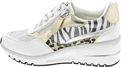 MARCO TOZZI Damen Sneaker weiches Feel Me Wechselfußbett weiches Innenfutter Modern