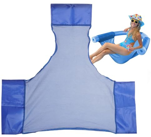 Pool Nudelstuhl NET, Nudelstuhl, Poolsitz, Schwimmstütze Wasser Sitz Noodle Noodle Stuhl, Schwimmstuh, Schwimmnudel Mit Netz, Netto Schwimmbett Sitz Sitz Accessoires (kein Schwammstab)