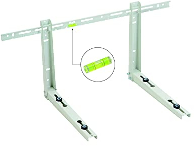 Wandhalterung verstellbar – Regal Klapptisch handbemalt mit Traverse 140 kg – LG 450 mm