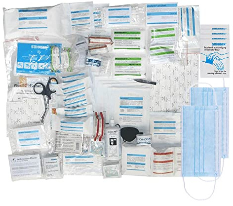 SÖHNGEN Erste-Hilfe-Nachfüllset für Erste-Hilfe-Koffer Labor & Chemie, Art.-Nr. 360006 | Erste Hilfe Füllung | Nachfüllpack