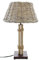 Dekoleidenschaft Tischlampe aus Treibholz & Weide, grau, E27, Wohnzimmerlampe, Nachttischlampe, 47 cm hoch, Tischleuchte, Schreibtischlampe, Dekolampe für Wohnzimmer & Schlafzimmer
