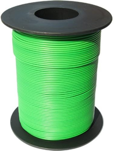 100 Meter LIY Kabel Litze 0,14mm² flexibel Kupferlitze Schaltlitze grün