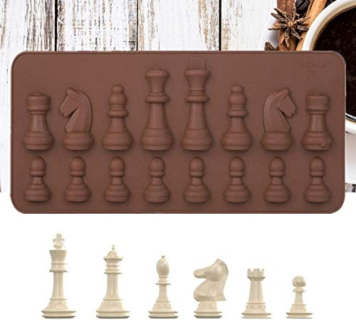 Silicone Chocolate International Échecs Formes Gâteau Au Chocolat Gelée De Glace Fondant Moule Moule De Cuisson pour DIY Bonbons Gâteau Topper Décoration