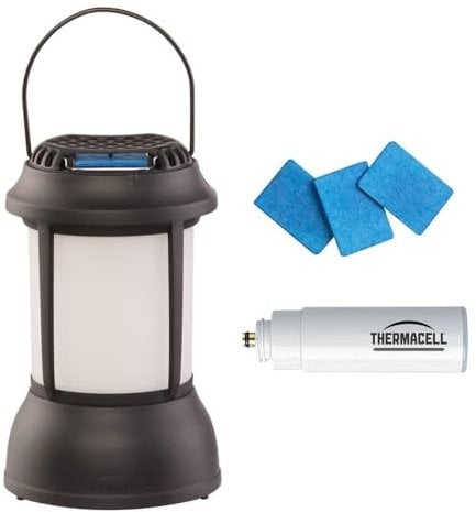 THERMACELL THLANTERN Bouclier Anti-Moustiques-Lanterne + Recharge Incluse pour 12H de Protection, Noir