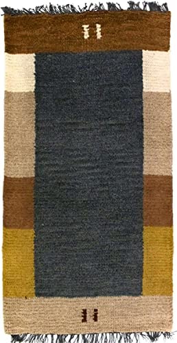 Morgenland Nepal Teppich - 140 x 70 cm - Grau