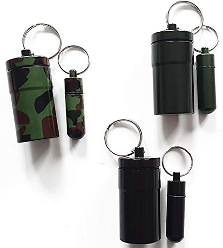 geo-versand 12-Piece Geocache Set Geocaching Hideout Logs. Hanging Micno Aluminium Metal Micro