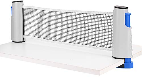 Tischtennisnetz Ausziehbar Tischtennis Netz Verschleißfest Ping Pong Netz Tischtennis Ersatznetz für Tischtennisplatte Netzgarnitur Mobile Tischtennisnetz für Indoor Urlaub Unterwegs Outdoor
