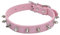 Yiwong Collar de Perro Ajustable Con Remaches de Clavo de Bala - Piel Con Tachuelas