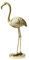perfk Gold Flamingo Figur Statue – Skandinavischer Stil Harz Skulptur, Tischdekoration für Wohnzimmer, Schlafzimmer, TV-Schrank, Hochzeit, Geburtstag, Housewarming, Valentinstag, Gold