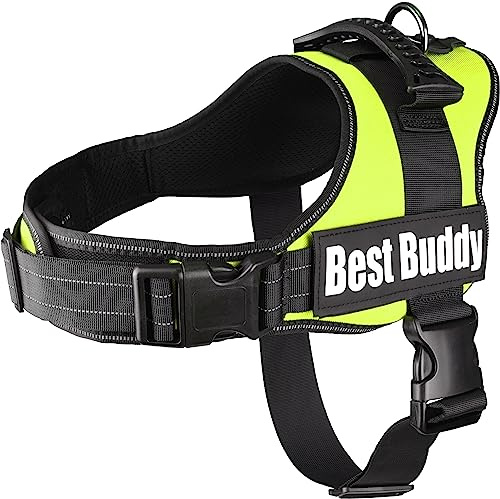 Flamingo Geschirr Best Buddy Pluto NEON GRÜN L 70-90CM*50MM