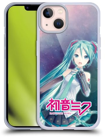 Head Case Designs Offizielle Hatsune Miku Nebel Grafiken Gel Handyhülle Hülle [Militärischer Schutzgrad] Kompatibel mit Apple iPhone 13