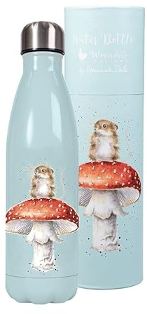 Wrendale Designs Fun-gi Wasserflasche mit Maus-Motiv, 500 ml
