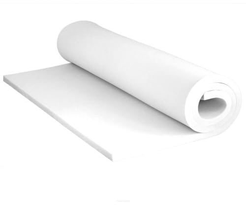 Schaumstoffplatte RG20/30 Topper Polster Auflage Schaumstoff (2cm, 60 x 200cm)