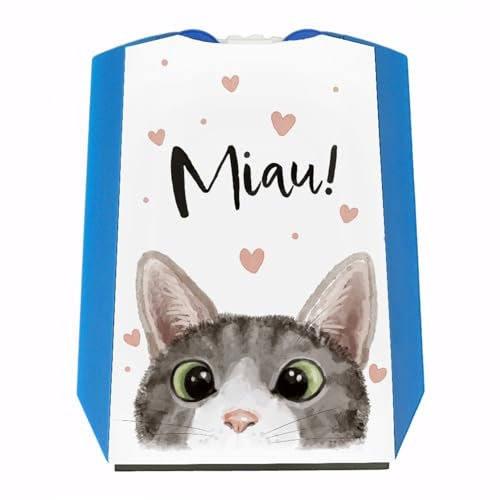MIAU Katze Parkscheibe mit Motiv eine niedliche Parkscheibe für Katzenliebhaber mit Illustration