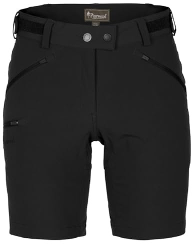 Pinewood 3111 Abisko Light Stretch Damen Shorts Black (400)