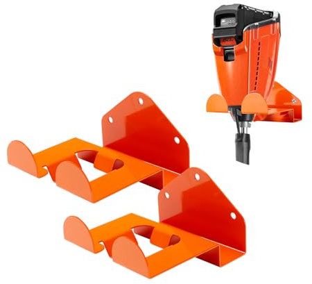 BlyeMichdi 2PCS Garage Organizer Trimmer Rack,Garden Trimmer Rack,Wall Mounted Trimmer Holder,Grass Trimmer Hanger,Garden Power Tool Hanger for Hedge Trimmer, Garage Wall