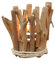 Xafrstyu Bougeoir en Bois Artisanat, Porte-Bougie Tealight Rustique en Bois pour Décoration de Maison, pour Mariages, Fêtes, Festivals, Pièce Unique, 14x14x14cm (1)