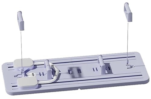 Pilates Reformer FüR Zuhause Reformer Pilates Maschine Multifunktionales Fitness Board, 5 In 1 Reformer Pilates Maschine Mit Timer Und Handyhalterung, Tragbares Fitnessstudio FüR Heimtraining (Lila)