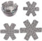 Pot and Pan Protectors, 9 Pcs Pot and Pan Protectors 3 Different Sizes Non-Slip Pan Separators, for Protecting and Separating Pot and Pan Ideal for Cooktops, Outdoor Cooking & Storage