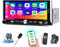 OiLiehu Autoradio 1 Din con Schermo 6,9 Pollici Carplay Android Auto Autoradio Supporto Mirror Link/EQ/Bluetooth/SWC/FM RDS Radio/Telecamera di Retromarcia/DVR/AUX/USB/Tipo C/Microfono