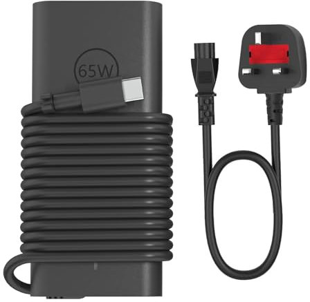 65W 45W USB C AC Adapter Fit for Dell XPS 13 Chromebook 11 3000 Latitude 5000 7000 series Inspiron 7590 7490 7415 7400 7300 7306 7390 5280 5310 5410 5481 5482 5582 13 5310 5320 PC Power Supply Cord