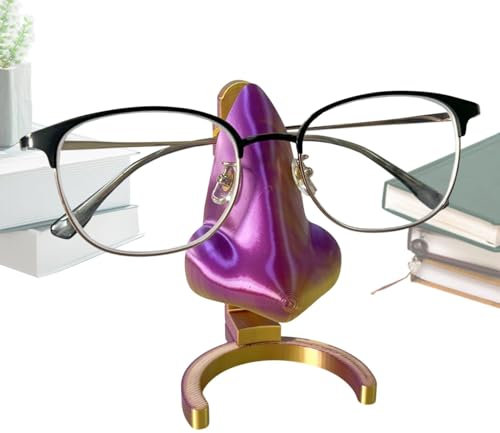 Porta occhiali - Porta occhiali stampato in 3D, Occhiali da vista a forma di naso, Espositore per occhiali creativi, Espositore per occhiali da sole, Decorazioni per la casa da scrivania per soggiorno