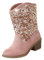 OBiQuzz Sparkly Girls Cowboy Boots Dress Boot Pointed Toes Heel Mid Calf Zipper Birthday Toddler To Big Kid Stivali da neve 33, Colore: rosso, 34 EU