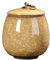 Vnook Coffee canister, tea canister, mini tea caddy, multifunctional tea caddy, ceramic coffee canister, used in the kitchen for storing tea, grains and sugar(Yellow)
