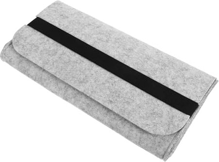 NUOBESTY Key Keyboard Organizer Bag Durable Felt Protective Case for Mechanical Keyboards Gaming Peripherals Dustproof Portable Design for Home Office Travel