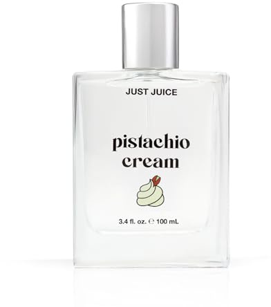 Just Juice Pistachio Cream - Gourmand Perfume for Women and Men - Notes of Pistachio, French Vanilla, and Creamy Woods - 3.4 oz