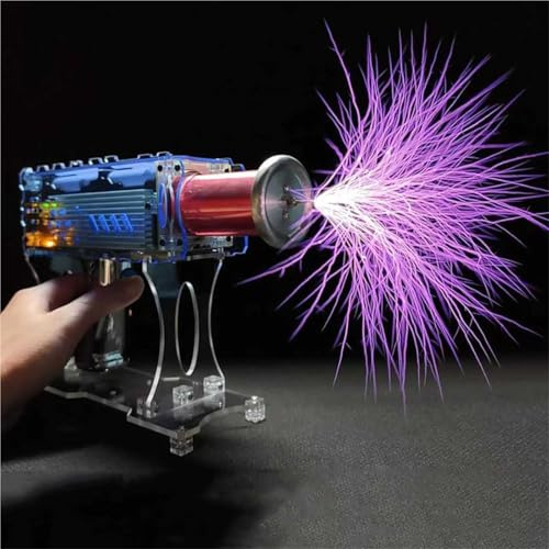 Pistola A Bobina Portatile, Mini Generatore di Arco A Spinterometro Portatile, Bellissimo Fulmine Artificiale, Fulmine Artificiale Toccabile in modalità, for Strumento di Esperimento
