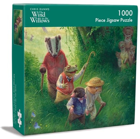 Wind in the Willows - Summer Evening Walk - 1000 Piece Jigsaw Puzzle with Full Image Poster