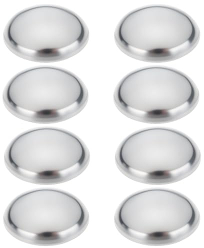 YINETTECH 8 Stück 25-mm-Stahlwellen-Endkappen-Sicherungsscheiben mit 9 Schlitzen (43 Mm) für Industrielle Kfz-Maschinen Und Anlagen