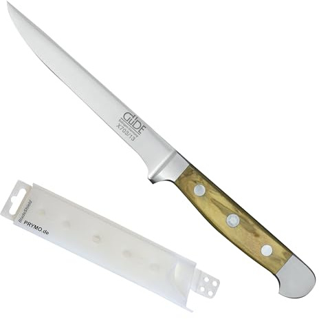 Güde Alpha Olive Flexibles Ausbeinmesser 13 cm inkl. PRYMO.de® Klingenschutz
