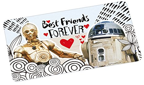 Star Wars Breakfast Board Melamine, Colourful, 23,5 x 14 x 0,5 cm