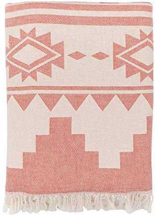 Kayori Kago Hamam-Handtuch Größe 100x180cm Farbe Rot Baumwolle