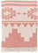 Kayori Kago Hamam-Handtuch Größe 100x180cm Farbe Rot Baumwolle