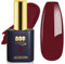 YTD Likomey UV Gellack Nagellack Gel,15ml Helles Burgunderrot Soak Off Farbgel Nagelgel Maniküre Farbe Gel Nail Polish,CS018