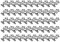 Artillery 50pcs Clips de Noeud Papillon Attaches, Clip de Cravate Matériel de Noeud Papillon Fermoir à Crochet Réglable en Métal Galvanisé pour Sangle de Cravate Couleur Argent (Noir)